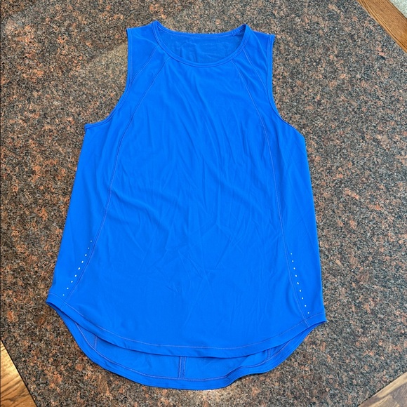 Lululemon Women's Blue Sleeveless Running Top - Picture 1 of 5